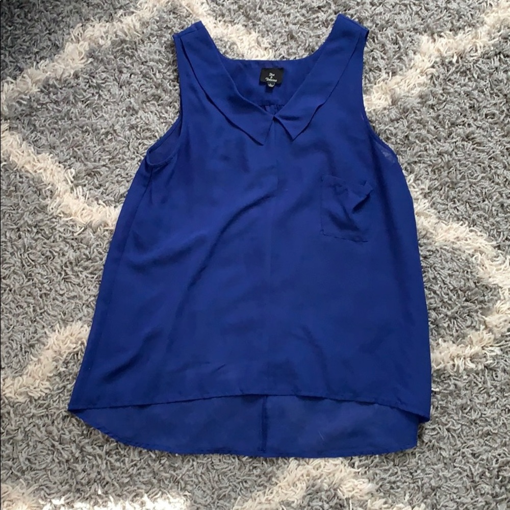 Hot & Delicious blue top